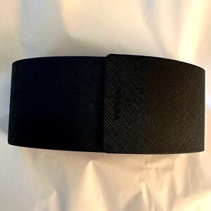 Authentic Prada Safiano leather sunglass/eyeglass case.